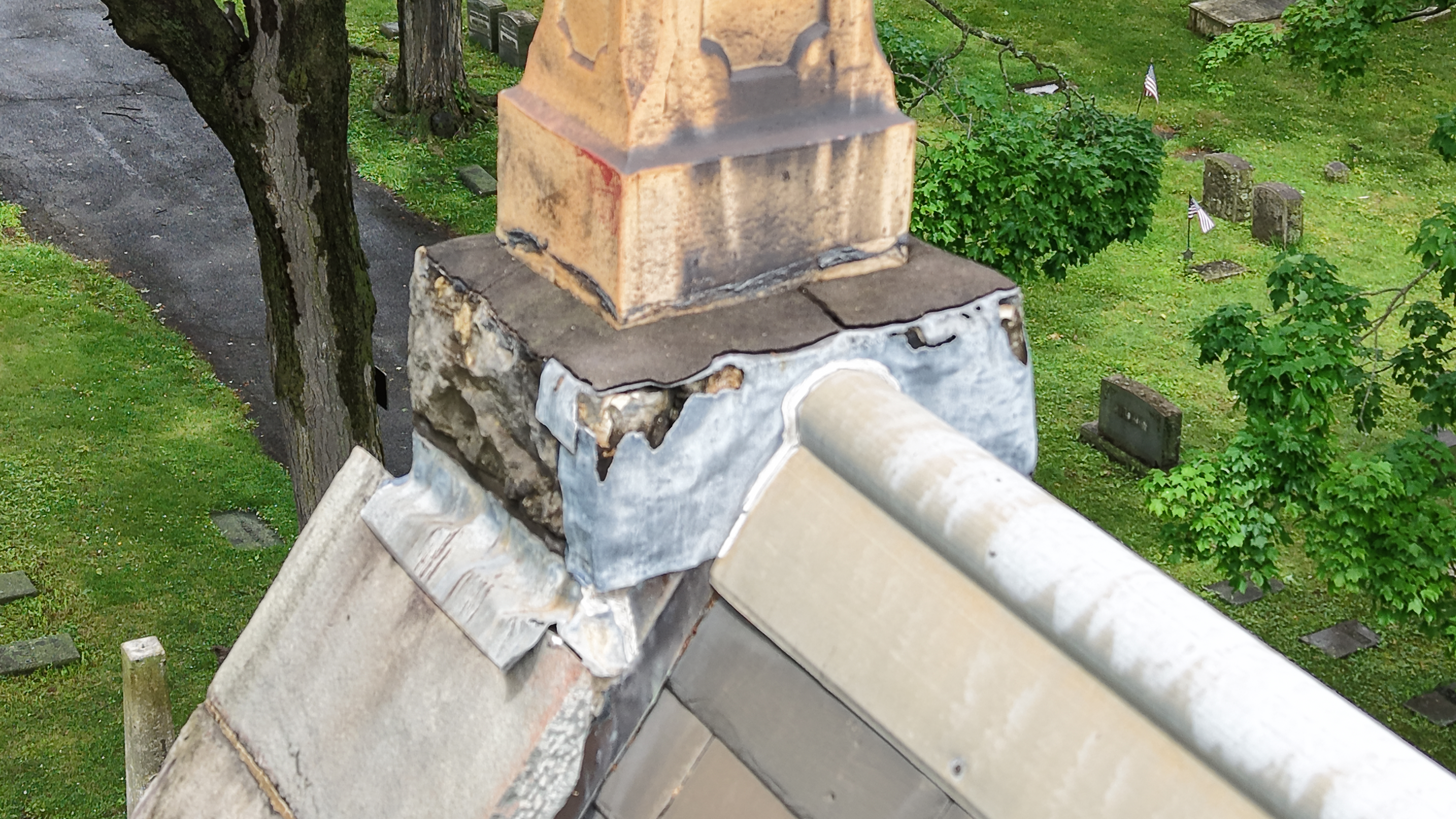 Historic stone and roof detail documentation