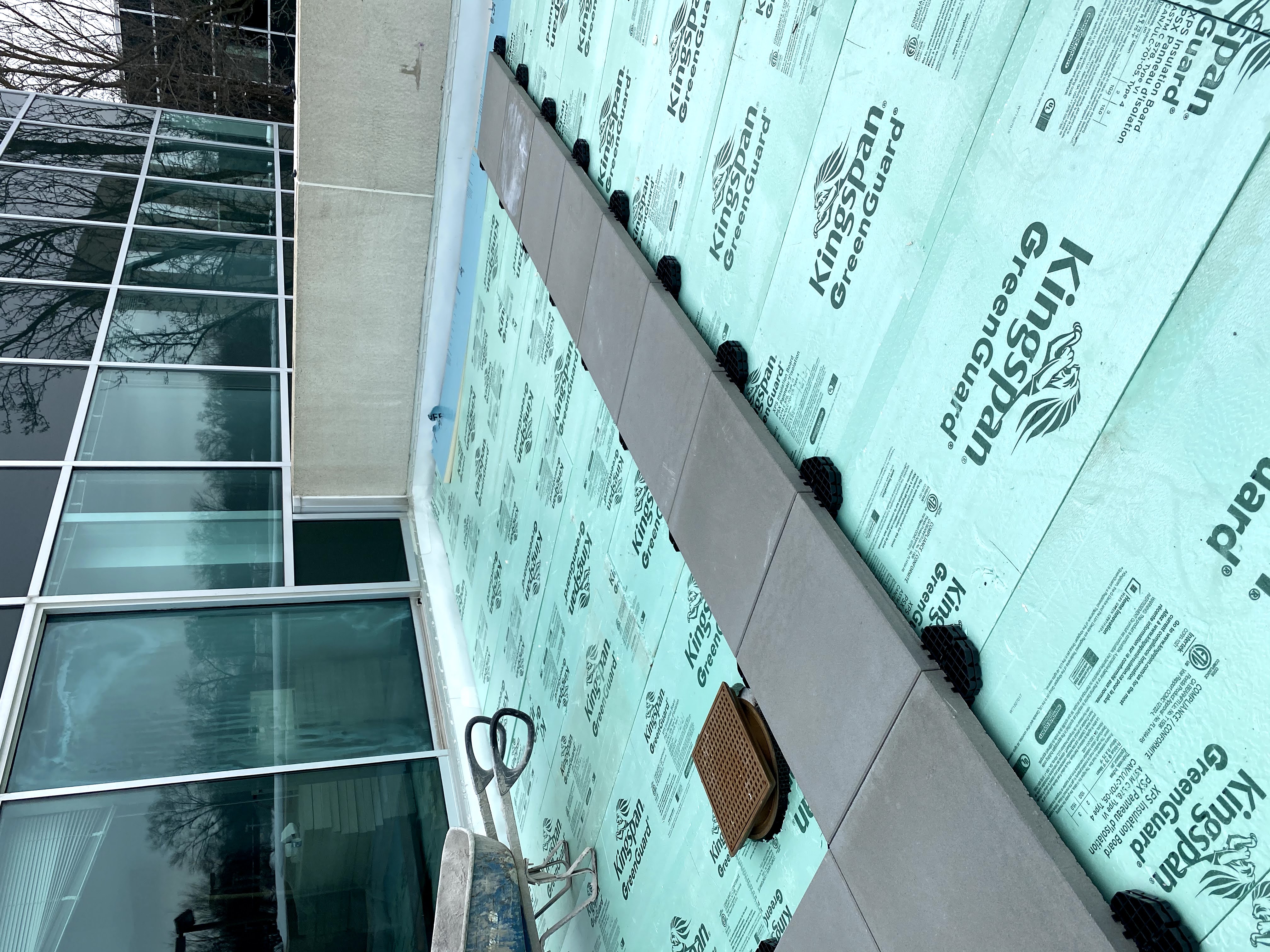 Elevated paver waterproofing system preparation